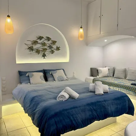 Cycladic Cove In Naxos Town Apartment *