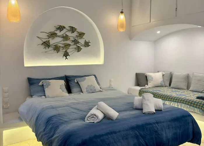 Cycladic Cove In Naxos Town Apartment *